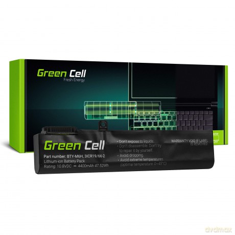 Bateria do MSI GE62 GE63 BTY-M6h 11,1V 4,4Ah