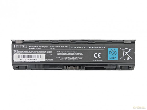 Bateria do Toshiba C50, C55, C70, L70 4400 mAh (48 Wh) 10.8 - 11.1 Volt