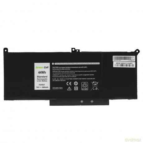 Bateria F3YGT 7,6V 5800mAh do Dell Latitude 7290 7380 7480 7490
