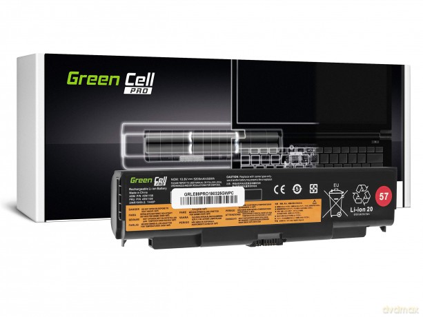 Bateria PRO do Lenovo T440p 11,1V 5,2Ah