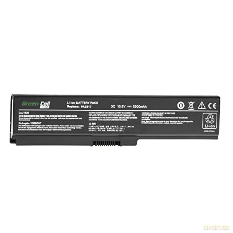 Bateria PRO do Toshiba C650 11,1V 5,2Ah