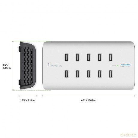 Belkin 10 Port 2.4A USB Charger