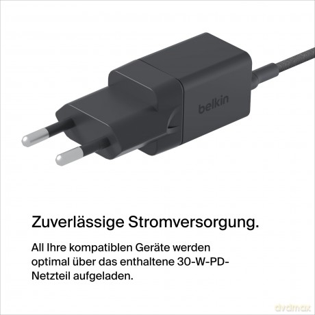 Bezprzewodowa ładowarka BoostCharge Pro 2w1 Mag Safe Charcoal