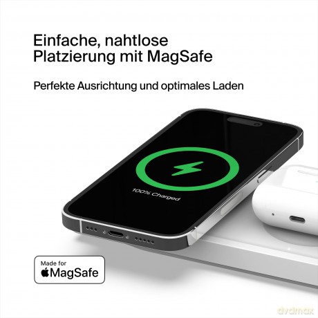Bezprzewodowa ładowarka MagSafe 3w1 biała