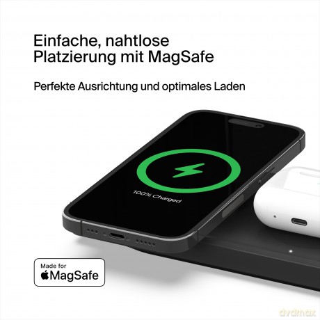 Bezprzewodowa ładowarka MagSafe 3w1 czarna