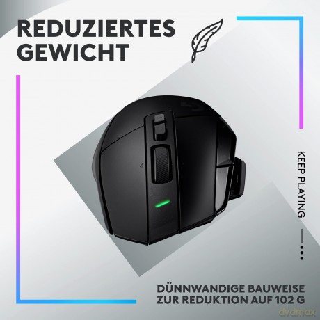 Bezprzewodowa mysz do gier G502 X Lightspeed Czarna 910-006180