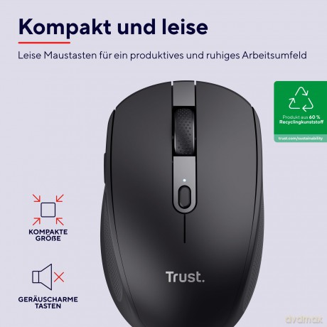 Bezprzewodowa mysz OZAA Compact Czarna Bigfoot Podkładka pod mysz Podkładka pod mysz Boye eco czarnaPodkładka pod mysz i klawiaturę XXL czarnaBigFoot Podkładka pod mysz - niebieskaPodkładka pod mysz i klawiaturę Benya XXL zielonaPodkładka pod my