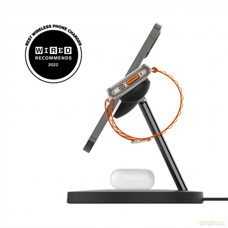Bezprzewodowa podstawka ładująca BOOST CHARGE PRO 3w1 MagSafe czarna