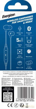 Bezprzewodowe słuchawki douszne Bluetooth V5.0