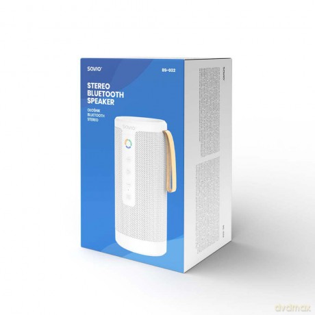 Bezprzewodowy Głośnik Bluetooth, biały, BS-032
