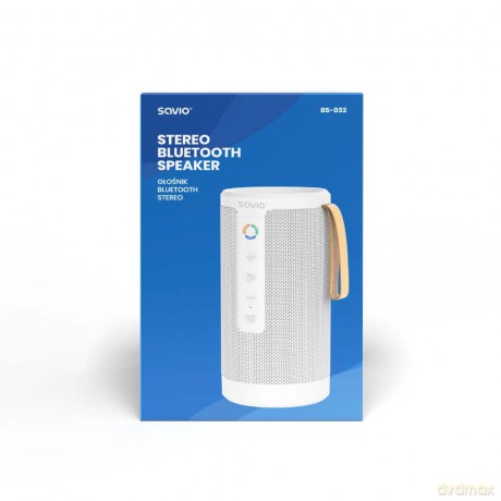 Bezprzewodowy Głośnik Bluetooth, biały, BS-032