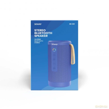 Bezprzewodowy Głośnik Bluetooth, niebieski, BS-031