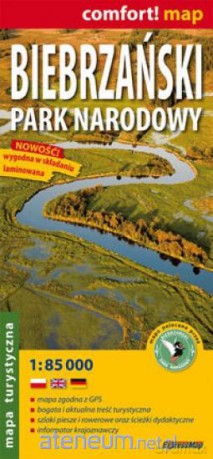 Biebrzański park Narodowy- laminowana mapa turysty [KSIĄŻKA]