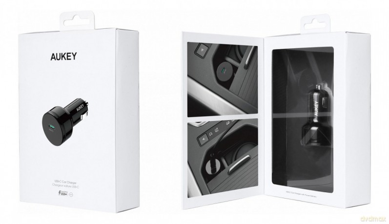 CC-Y13 ultraszybka ładowarka samochodowa 1xUSB-C Power Delivery 45W 3A