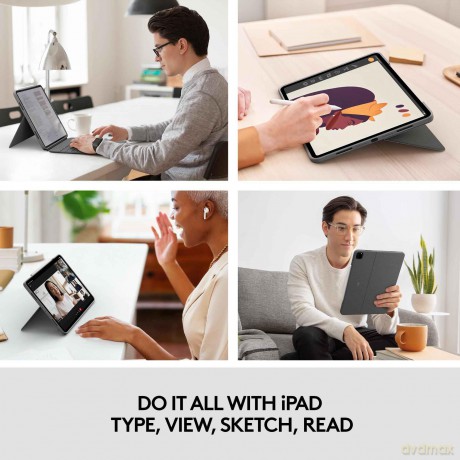 Combo Touch US iPad Pro 12,9'' 5th Gen Grey