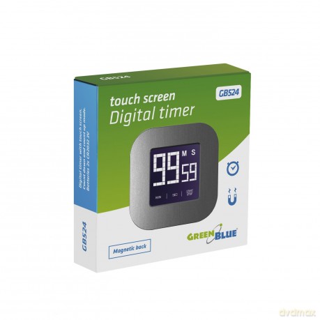 Cyfrowy timer stoper minutnik magnetyczny z dotykowym ekranem GB524