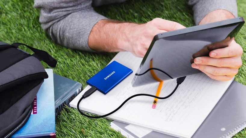 Dysk Portable T7 2TB USB3.2 GEN.2 szary