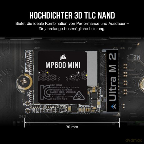 Dysk SSD 1TB MP600 MINI 4800/4800 MB/s PCIe Gen 4.0 x4 M.2 2230