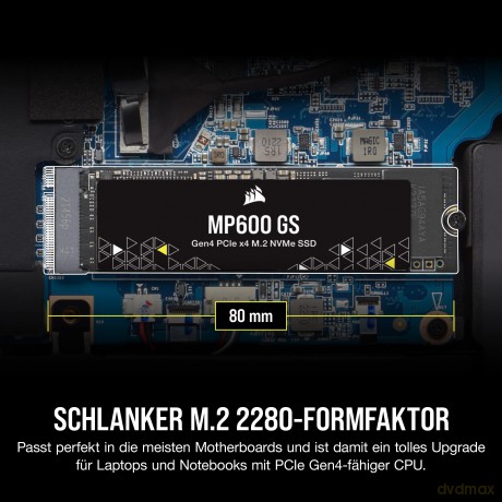 Dysk SSD 2TB MP600 GS 4800/4500 MB/s M.2 Gen4 PCIe x4 NVMe 1.4