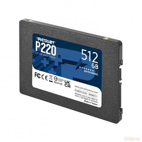 Dysk SSD 512GB P220 550/500MB/s SATA III 2.5 cala