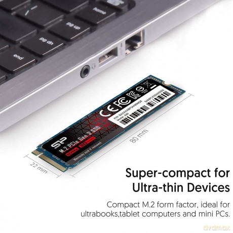 Dysk SSD A80 2TB M.2 PCIe 3400/3000 MB/s NVMe