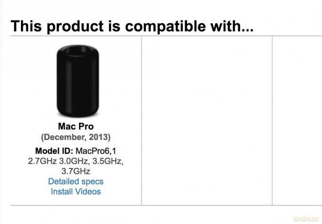 Dysk SSD Aura Pro X2 SSD 480GB 1549MB/s Mac Pro 2013 Heatsink
