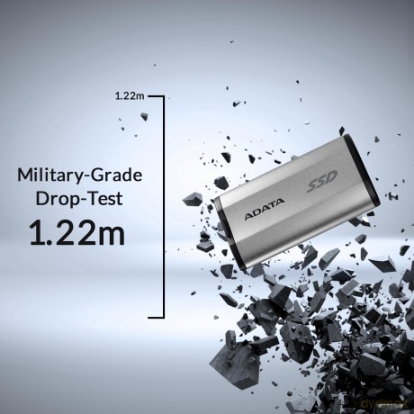 Dysk SSD External SD810 2TB USB3.2C 20Gb/s srebrny