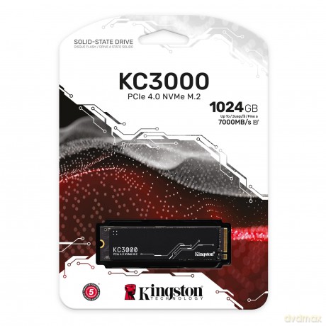 Dysk SSD KC3000 1024GB PCIe 4.0 NVMe M.2