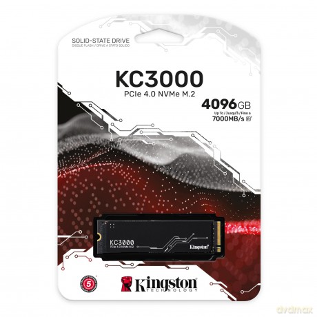 Dysk SSD KC3000 4096GB PCIe 4.0 NVMe M.2