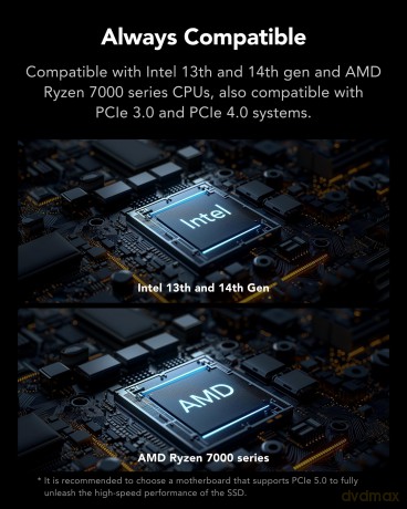 Dysk SSD NM1090 2TB Gen5 12000/11000 Radiator RGB