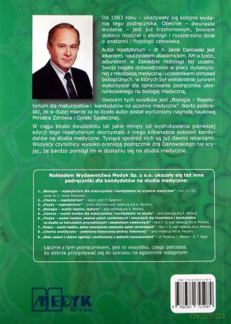 Biologia repetytorium T1 Danowski [KSIĄŻKA]
