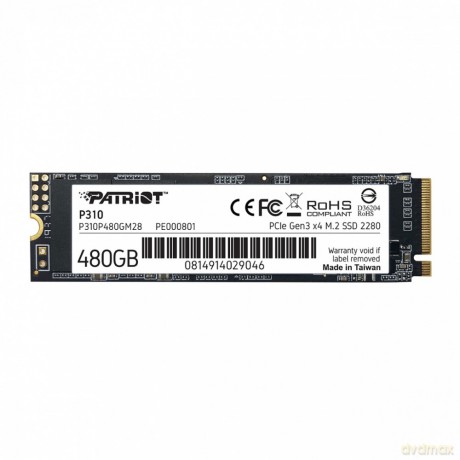 Dysk SSD P310 480GB M.2 2280 1700/1500 PCIe NVMe Gen3 x 4