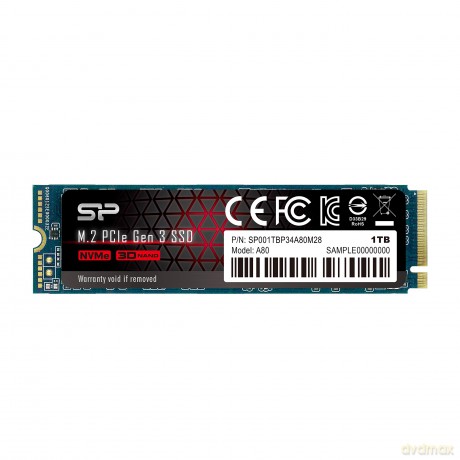 Dysk SSD P34A80 1TB PCIe M.2 NVMe 3400/3000 MB/s