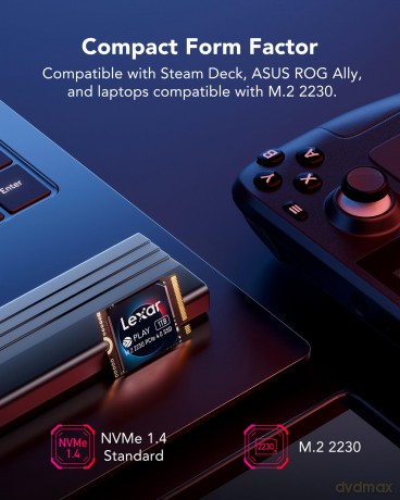 Dysk SSD PLAY 1TB PCIe4.0 2230 5200/4700MB/s