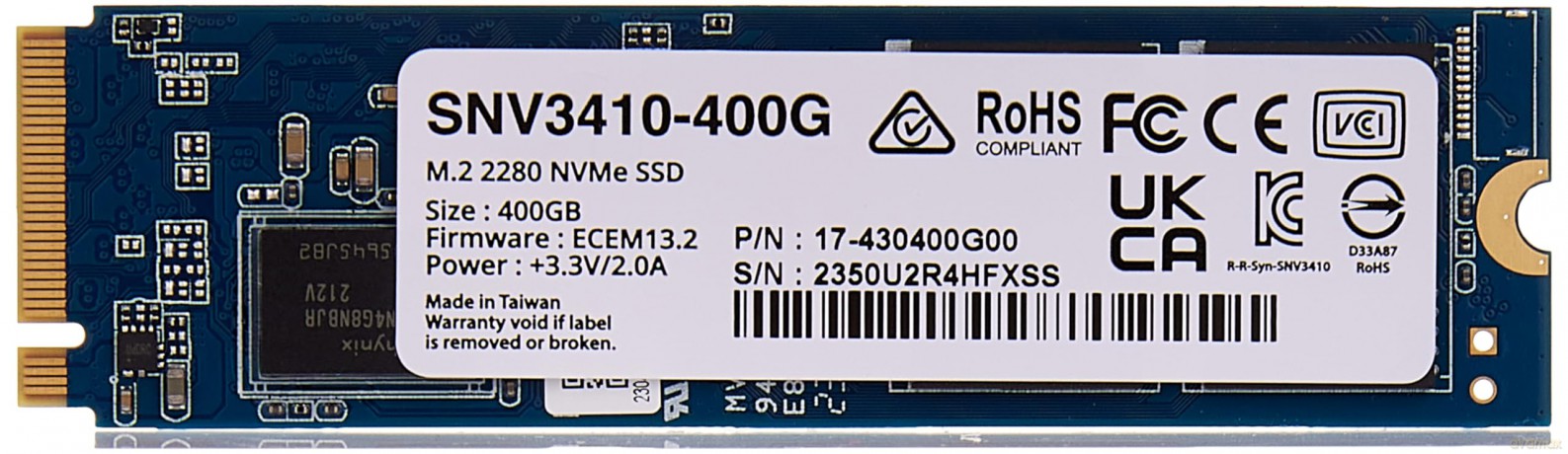 Dysk SSD SATA 400GB M2 2280 SNV3410-400G
