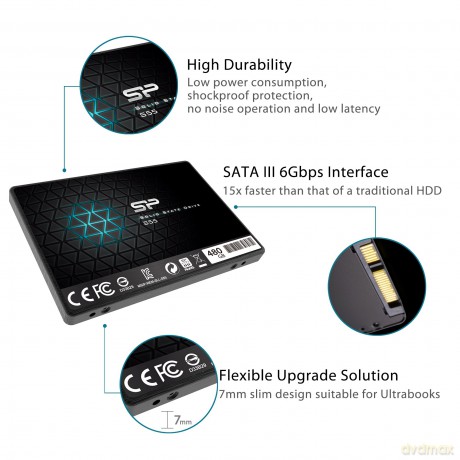 Dysk SSD Slim S55 480GB 2,5\" SATA3 500/450 MB/s 7mm"