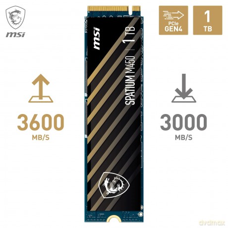 Dysk SSD SPATIUM M450 1TB M.2 PCIe4 3600/3000MB/s