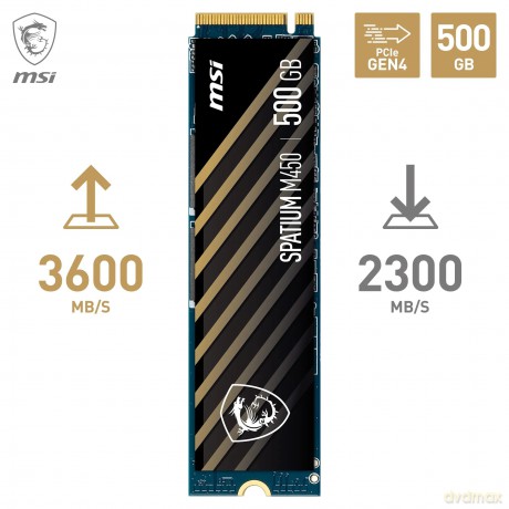 Dysk SSD SPATIUM M450 500GB M.2 PCIe4 3600/2300MB/s