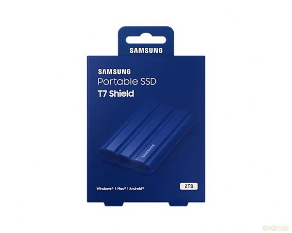 Dysk SSD T7 Shield 2TB USB 3.2, niebieski