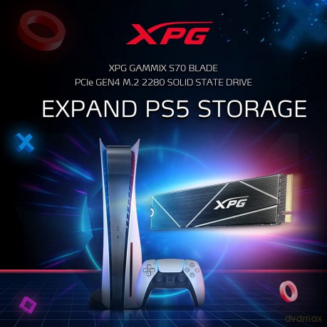 Dysk SSD XPG GAMMIX S70 BLADE 1TB PCIe 4x4 7.4/5.5 GBs