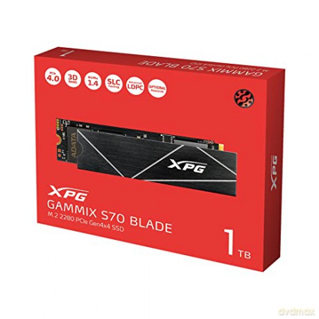 Dysk SSD XPG GAMMIX S70 BLADE 1TB PCIe 4x4 7.4/5.5 GBs