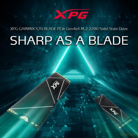 Dysk SSD XPG GAMMIX S70 BLADE 2TB PCIe 4x4 7.4/6.8 GBs