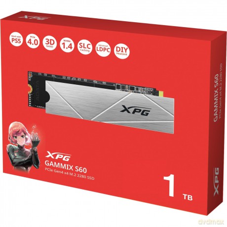Dysk SSD XPG S60BLADE 1TB PCIe 4x4 5/3.2GB/s M2