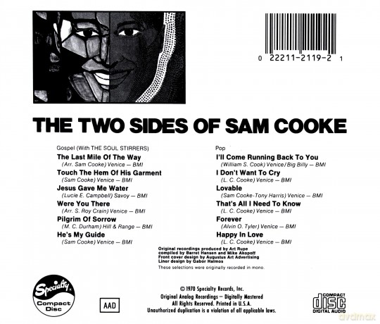 Sam Cooke: The 2 Sides Of Sam Cooke [CD]