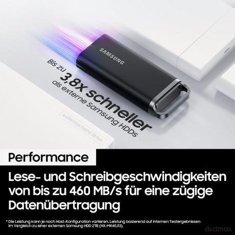 Dysk zewnętrzny SSD Portable T5 EVO 2TB USB3.2 GEN.1 czarny
