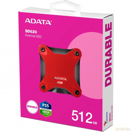 Dysk zewnętrzny SSD SD620 512G U3.2A 520/460 MB/s czerwony