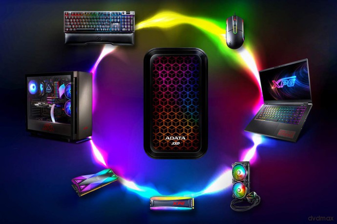 Dysk zewnętrzny SSD SE770 512GB USB3.2-A/C RGB