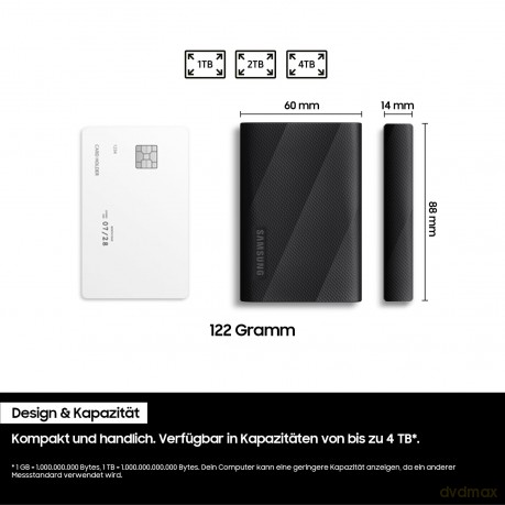 Dysk zewnętrzny SSD T9 4TB USB3.2 GEN.2 czarny