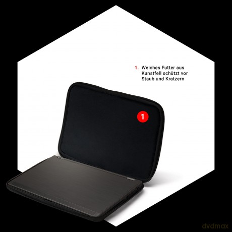 Etui CATURIX tech 17-17.3 cala