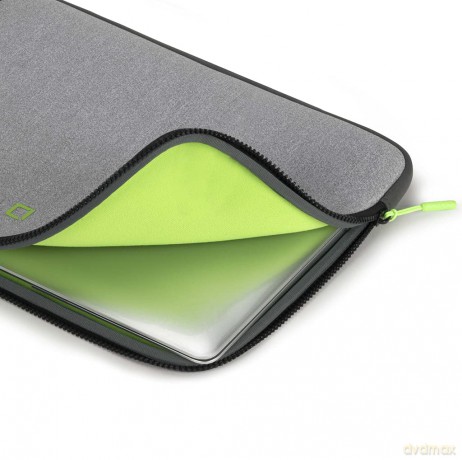 Etui Skin FLOW 15-15.6 szary/zielony